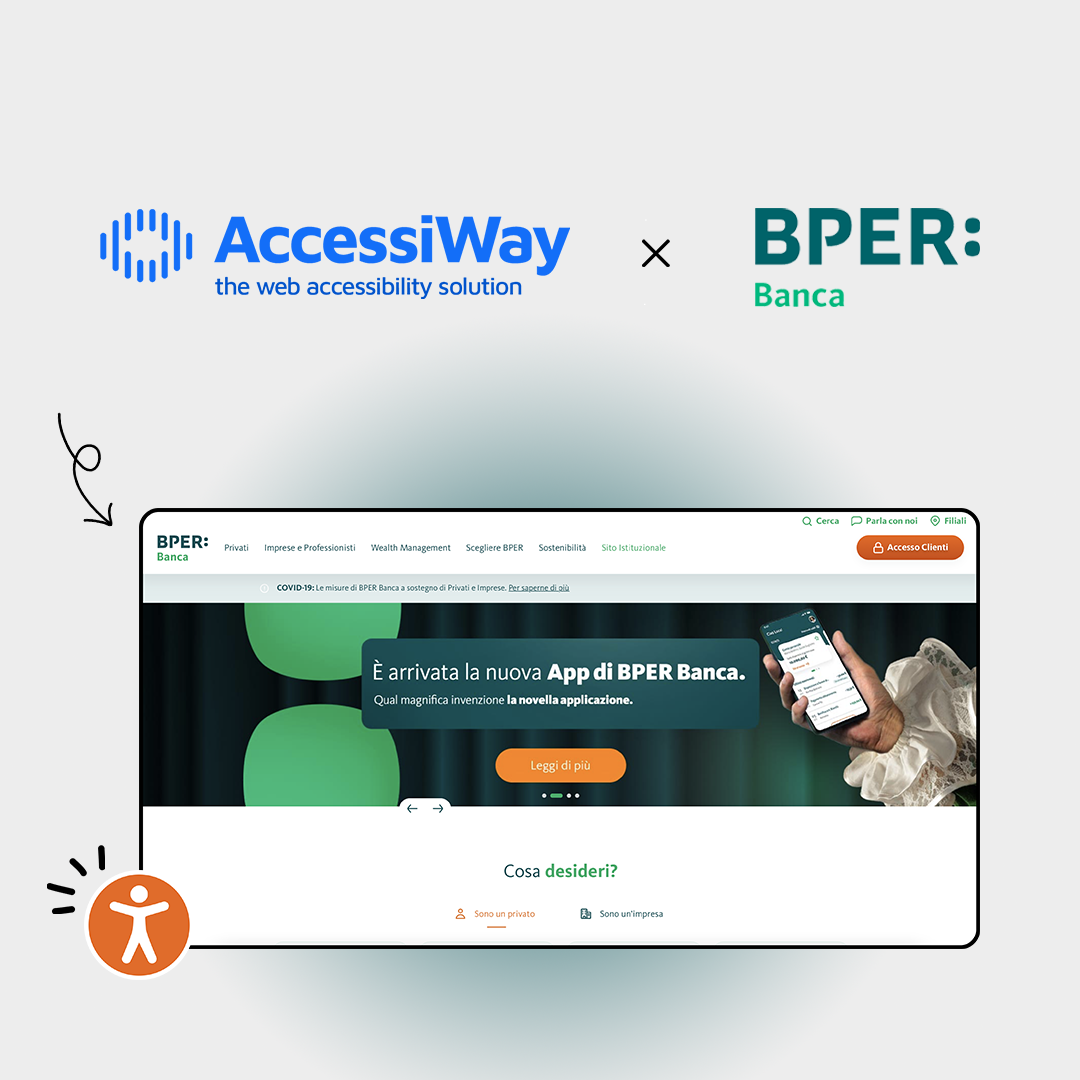 bper sceglie accessiway per l'accessibilità dei suoi siti