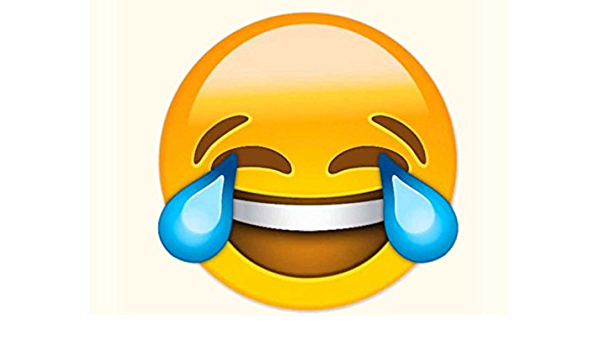 Emoji con la faccina che piange dal ridere