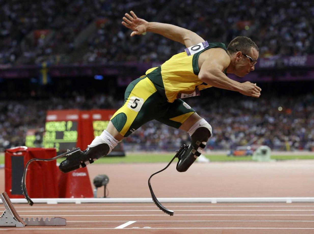 Oscar Pistorius parte dai blocchi alle Paralimpiadi