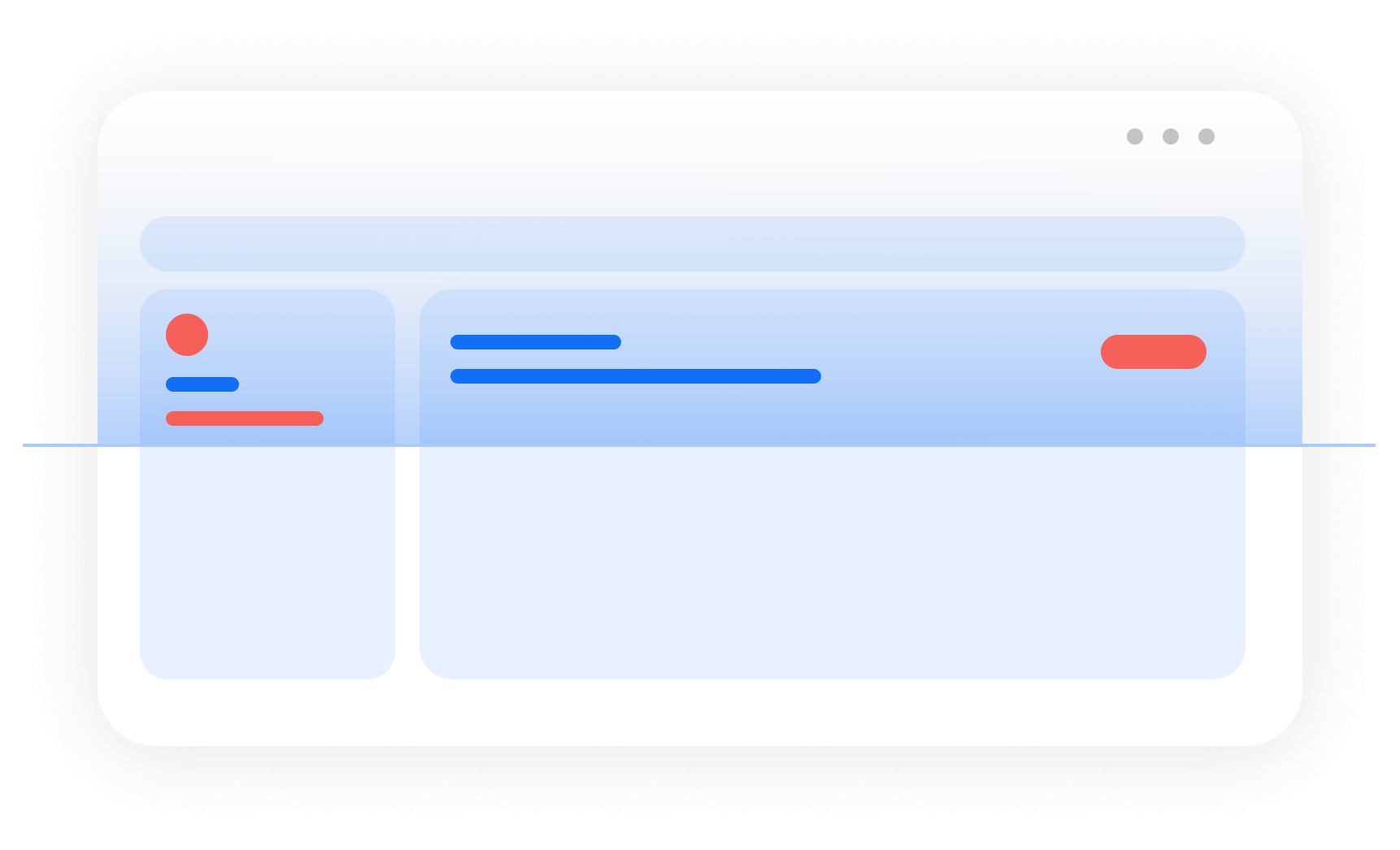 Illustrazione di una bozza di una pagina web mentre viene scannerizzata da aCe