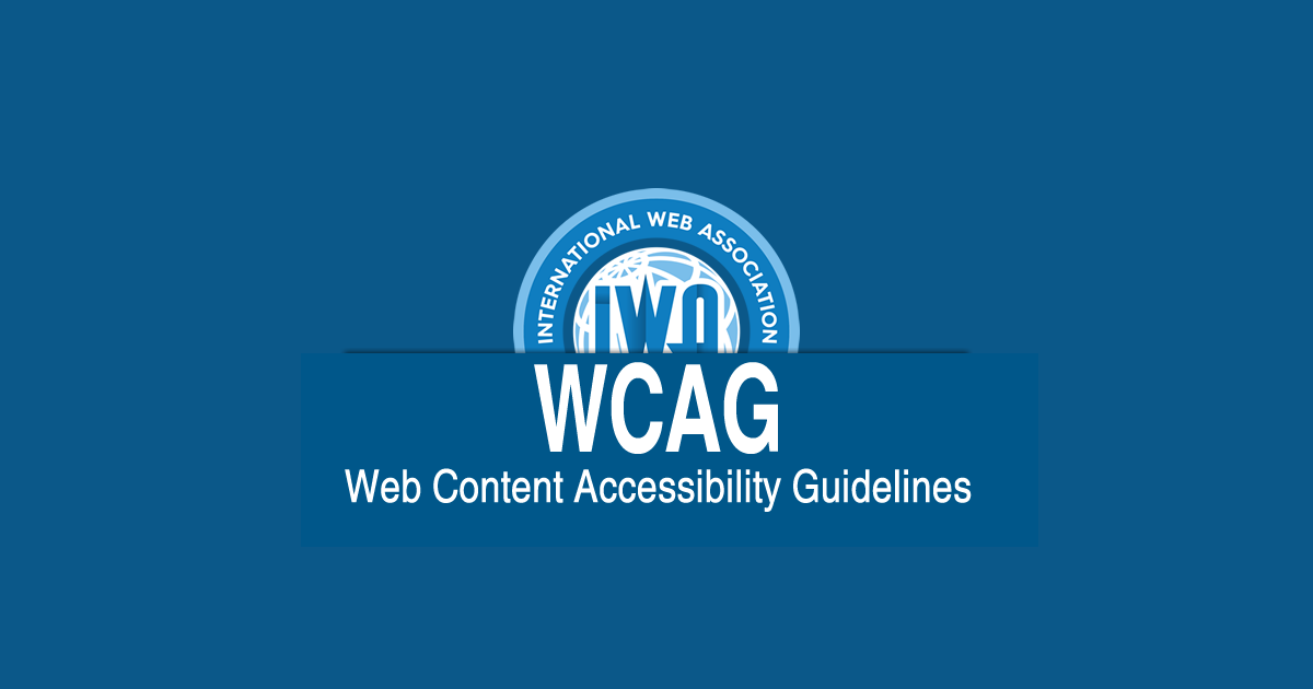 Logo delle WCAG